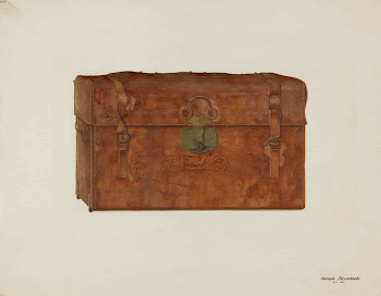 Trunk (ca.1940) by Joseph Ficcadenti. | Free Photo - rawpixel