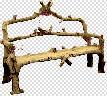 Trunk Tree Autumn Wood, bench transparent background PNG clipart