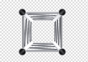 Truss Meter Aluminium Metal, truss with light transparent background PNG clipart