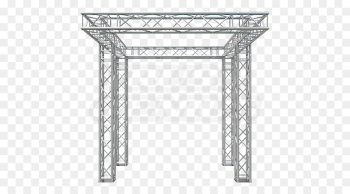 Truss Structure Cantilever Steel I-beam - trusses png download ...