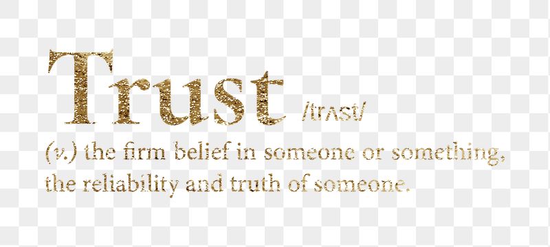 Trust png dictionary word sticker, | Free PNG - rawpixel