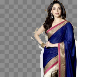 Try N Get Bollywood Tamanna Bhatia Saree, Blue At 89% OFF at ...