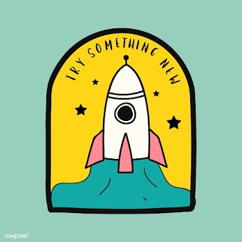 Try something new with launch rocket illustra.. | Free stock vector - 472244