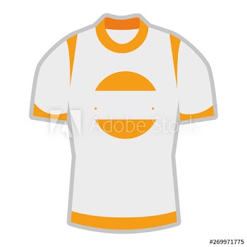 tshirt with commercial emblem print