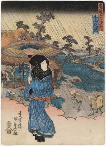 Tsuchiyama, from tokaido gojusantsugi, 1830, | Free Photo - rawpixel