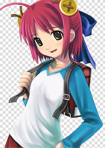 Tsukihime Anime Manga Chibi, Anime Girl transparent background PNG clipart