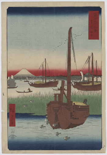 Tōto tsukuda oki. Original from the Library | Free Photo - rawpixel