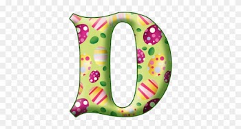Tube Alphabet - Easter Alphabet Letters