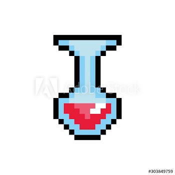 tube test 8 bits pixelated style icon