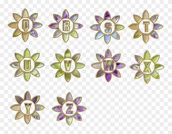Tubes Alphabets - Quilt