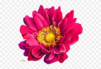 Tubes Fleurs Flowers Pinterest Clip Art, Decoupage - Zinnia Flower Wreath Frame Vector