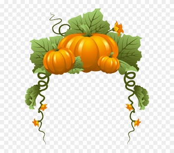 Tubes Halloween - Fall Pumpkins Border