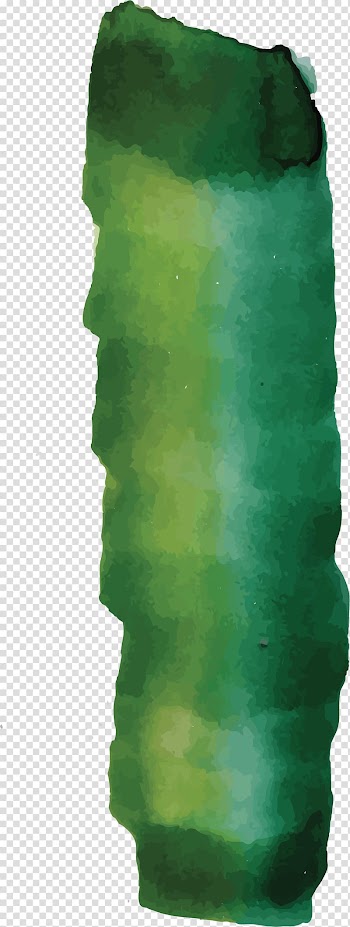 Tubular green , Watercolor painting Green Ink brush, Green graffiti watercolor brush transparent background PNG clipart