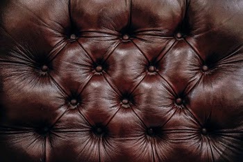 tufted brown leather
