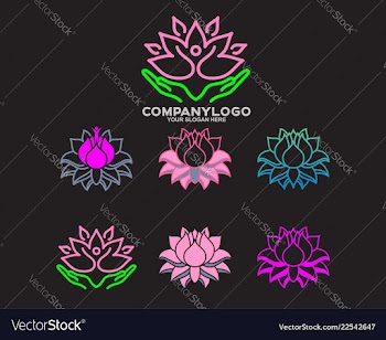 Tulip flower logo vector image
