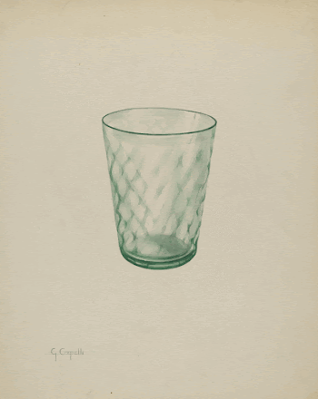 Tumbler (ca.1937) by Giacinto Capelli. | Free Photo - rawpixel