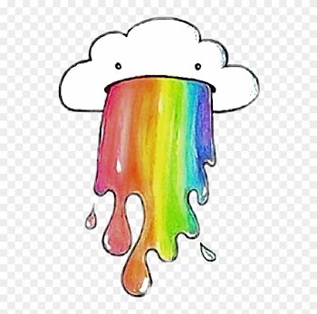 Tumblr Cloud Rainbow Cute - Cute Things To Draw