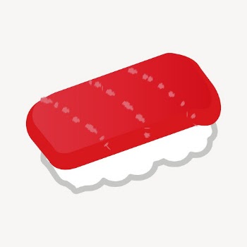Tuna sushi clipart, Japanese food | Free Photo - rawpixel