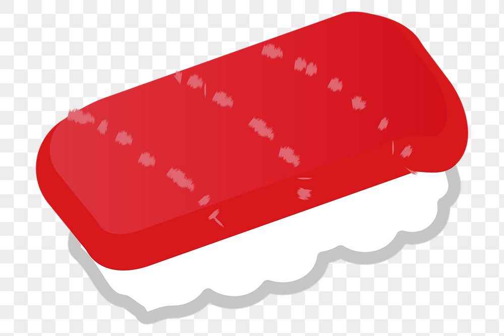 Tuna sushi png sticker, Japanese | Free PNG - rawpixel