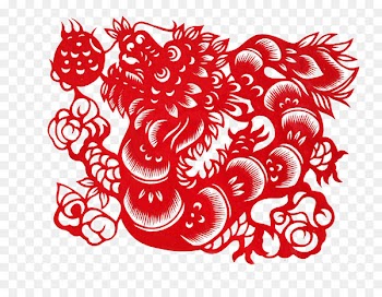 Tung Shing Chinese calendar Solar calendar Perpetual calendar Chinese dragon - Paper-cut dragon claw 