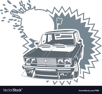  					Tuning lada car vector image														