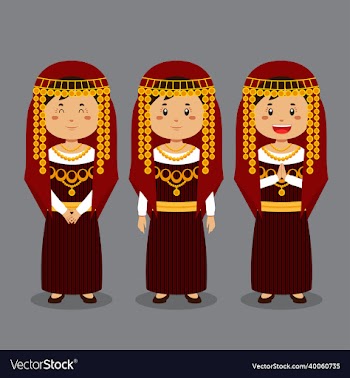tunisians character with various expression