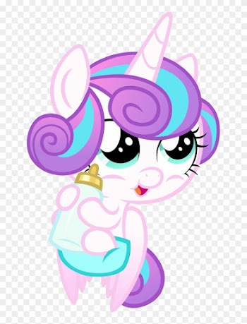 Tuppkam1, Baby Bottle, Cute, Diaper, Princess Flurry - Baby Mlp Flurry Heart