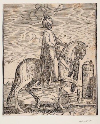 Turban-clad rider, with club hanging | Free Photo - rawpixel
