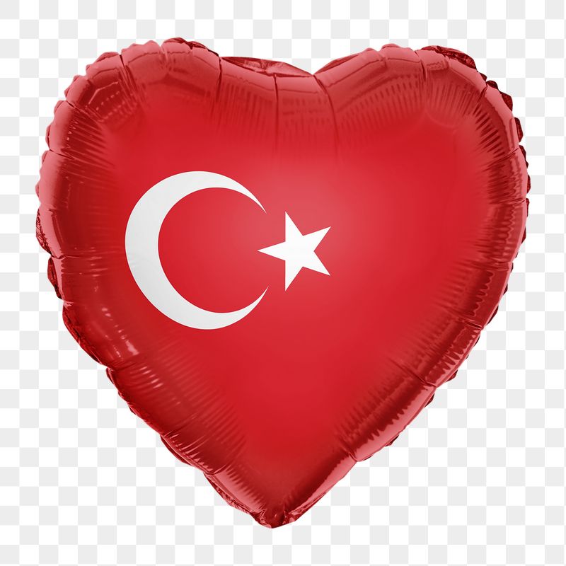Turkey flag png balloon on transparent | Free PNG - rawpixel