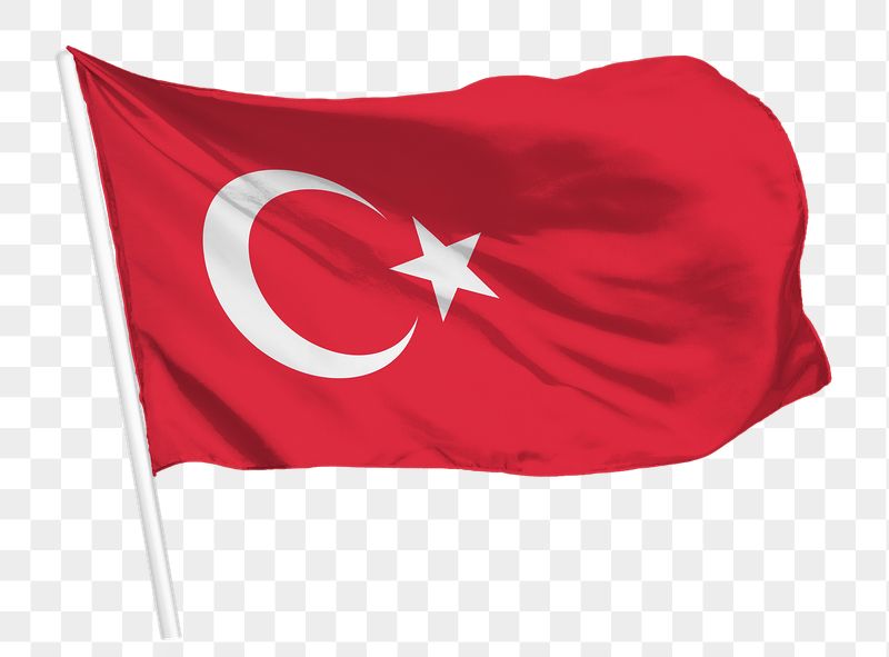 Turkey flag png waving, national | Free PNG - rawpixel
