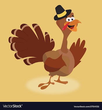 Turkey thanksgiving celebration vector image