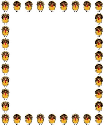 Turkey Thanksgiving , Turkish Border transparent background PNG clipart