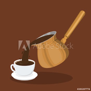 Turkish coffee making