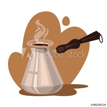 Turkish coffee making