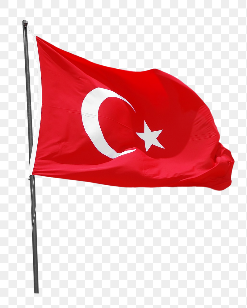 Turkish flag png sticker, transparent | Free PNG - rawpixel