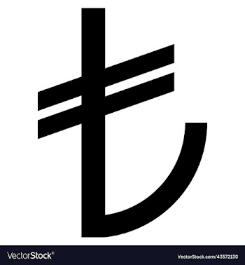 turkish lira try currency sign black silhouette