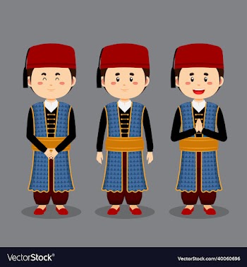 turks character with various expression