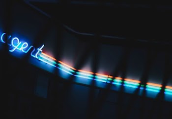 turned neon lights