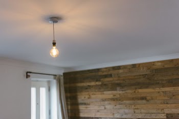 Turned on Clear Light Bulb