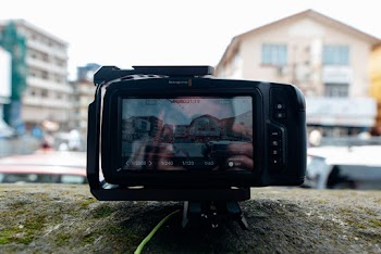 Turned-on Dslr Camera