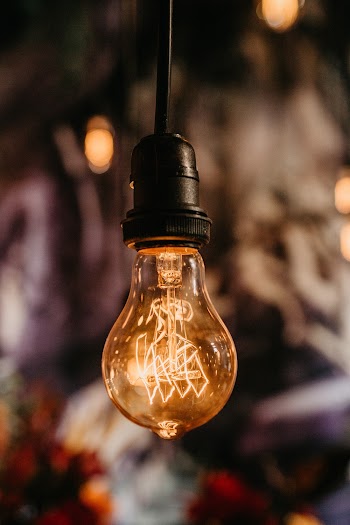 Turned-on Light Bulb