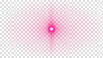 Turned-on pink light bulb, Light Glare Euclidean , Creative lens flare light effect transparent background PNG clipart
