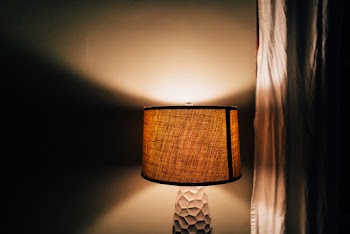 Turned on Table Lamp