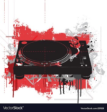 Turntable vector image