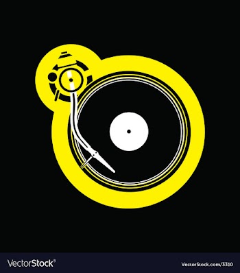 Turntable vector image