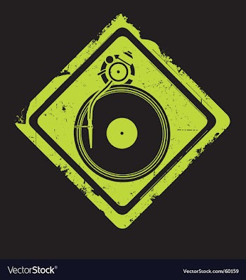Turntable vector image