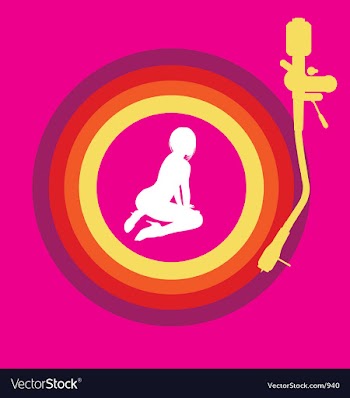 Turntable vector image