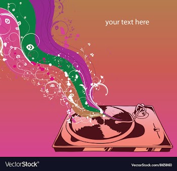 Turntable with wave vector image