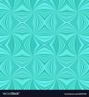 Turquoise abstract hypnotic seamless striped vector image