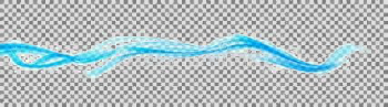 Turquoise Abstract Lines PNG High-Quality Image